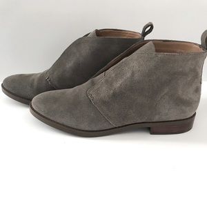 FRANCO SARTO TAUPE BOOTIES SIZE 10/SUEDE L…